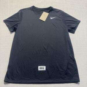 Nike Swim Shirt women’s Black Dri-Fit Sz-L Brand  New